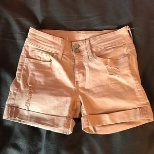 midi plush pink shorts!